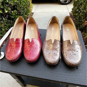 SAS Two Pairs of Women’s Sonyo Alfa Heels Sz 6W